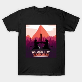 Samurai Anime Otaku, We Are The Samurai T-Shirt